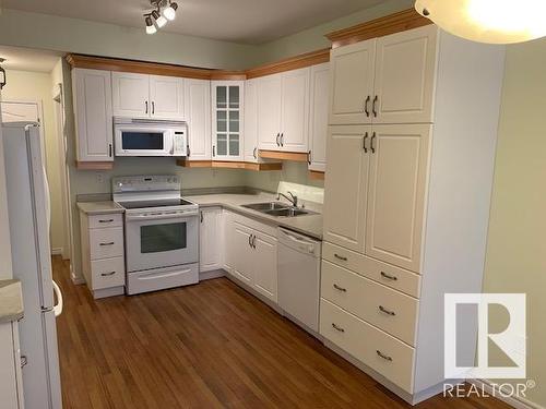 171 2750 55 Street, Edmonton, AB - Indoor Photo Showing Kitchen With Double Sink