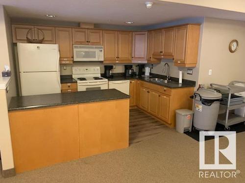 171 2750 55 Street, Edmonton, AB - Indoor Photo Showing Kitchen With Double Sink