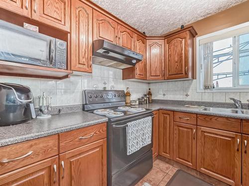 6344 166 Avenue, Edmonton, AB - Indoor Photo Showing Kitchen With Double Sink