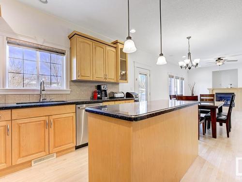 3020 Macneil Way, Edmonton, AB - Indoor Photo Showing Kitchen With Double Sink