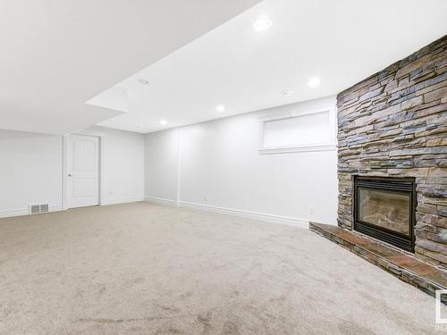 3020 Macneil Way, Edmonton, AB - Indoor With Fireplace