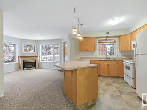 210 8909 100 Street, Edmonton, AB - Indoor Photo Showing Kitchen