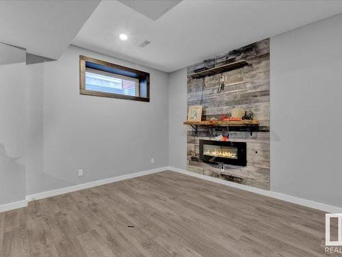 285 Ameena Drive, Leduc, AB - Indoor With Fireplace