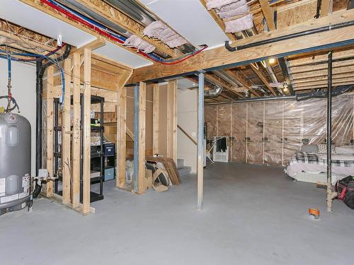 16023 10 Avenue, Edmonton, AB - Indoor Photo Showing Basement