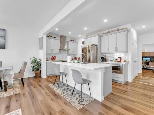 2214 Donaghey Way, Edmonton, AB - Indoor Photo Showing Kitchen With Upgraded Kitchen