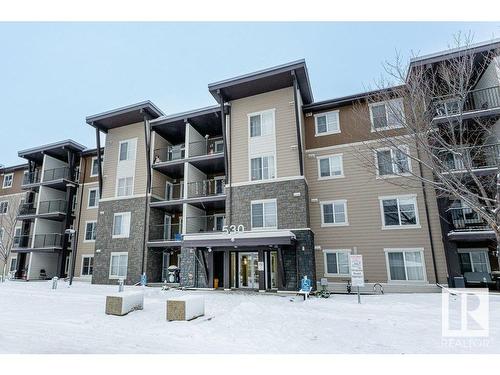 213 530 Watt Boulevard Sw, Edmonton, AB - Outdoor With Balcony With Facade