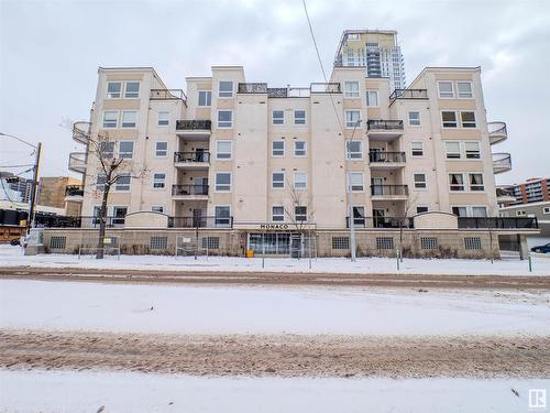 406 10707 102 Avenue, Edmonton, AB - Outdoor With Balcony With Facade