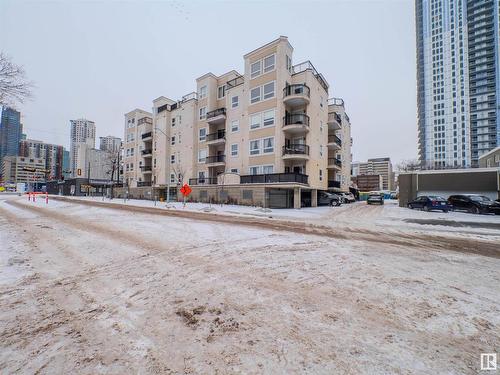 406 10707 102 Avenue, Edmonton, AB - Outdoor With Balcony With Facade