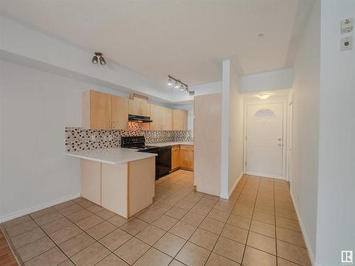 406 10707 102 Avenue, Edmonton, AB - Indoor Photo Showing Kitchen