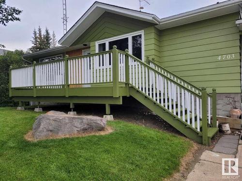 4703 53 Avenue, Smoky Lake Town, AB - Outdoor With Deck Patio Veranda With Exterior