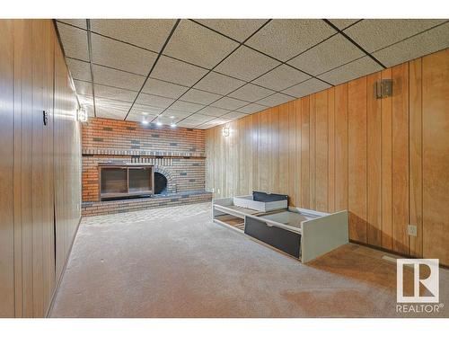 8416 150 Avenue, Edmonton, AB - Indoor Photo Showing Other Room With Fireplace