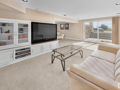 7314 Ada Boulevard, Edmonton, AB - Indoor Photo Showing Living Room