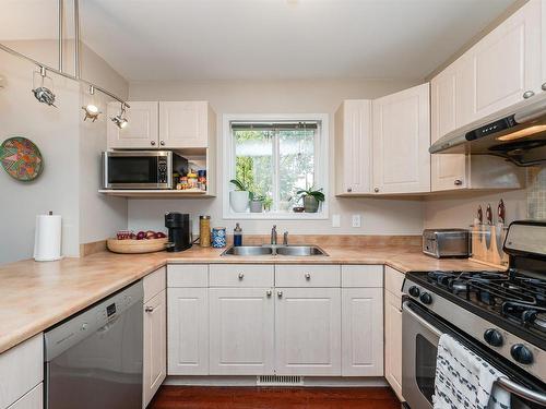 10516 108 Avenue, Edmonton, AB - Indoor Photo Showing Kitchen With Double Sink