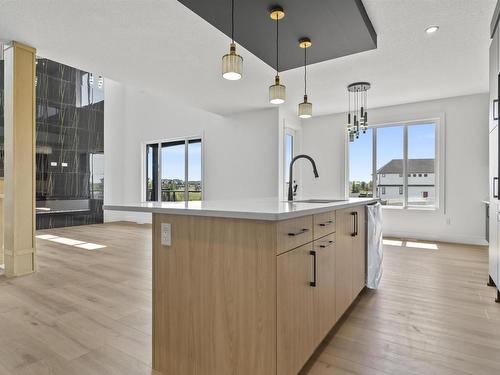 124 Edgewater Circle, Leduc, AB - Indoor Photo Showing Kitchen