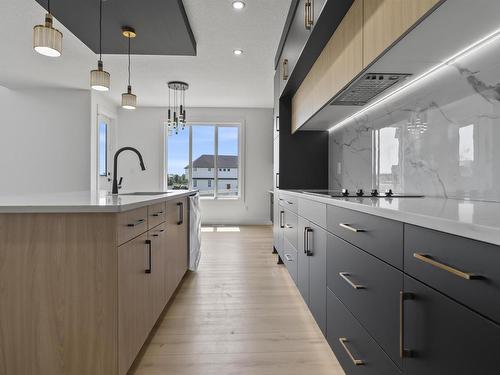 124 Edgewater Circle, Leduc, AB - Indoor Photo Showing Kitchen