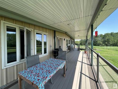 24001 Twp Rd 604, Rural Westlock County, AB - Outdoor With Deck Patio Veranda With Exterior