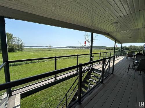 24001 Twp Rd 604, Rural Westlock County, AB - Outdoor With Deck Patio Veranda With View With Exterior