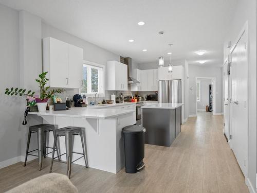 9863 73 Avenue, Edmonton, AB - Indoor Photo Showing Kitchen With Upgraded Kitchen