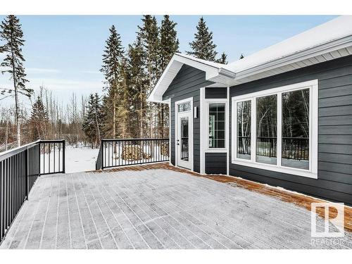 #26 243060 Twp Rd 470, Rural Wetaskiwin County, AB - Outdoor With Deck Patio Veranda With Exterior