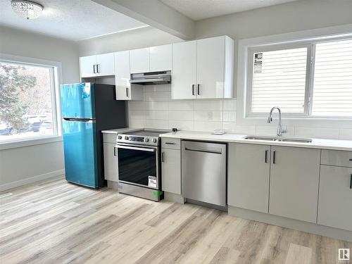 7424 81 Avenue, Edmonton, AB - Indoor Photo Showing Kitchen With Double Sink