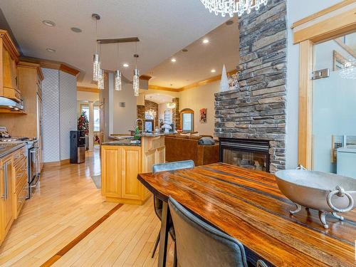 264 Kingswood Boulevard, St. Albert, AB - Indoor With Fireplace