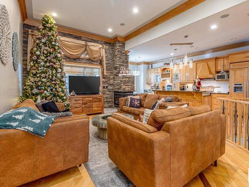 264 Kingswood Boulevard, St. Albert, AB - Indoor Photo Showing Other Room With Fireplace