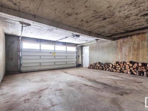 7814 Buena Vista Road, Edmonton, AB - Indoor Photo Showing Garage