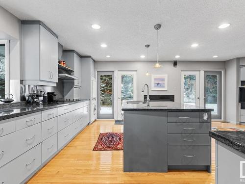 7814 Buena Vista Road, Edmonton, AB - Indoor Photo Showing Kitchen With Upgraded Kitchen