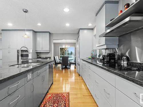 7814 Buena Vista Road, Edmonton, AB - Indoor Photo Showing Kitchen With Upgraded Kitchen