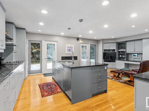 7814 Buena Vista Road, Edmonton, AB - Indoor Photo Showing Kitchen With Upgraded Kitchen