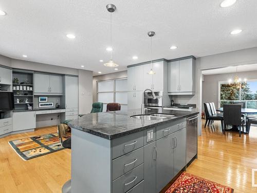 7814 Buena Vista Road, Edmonton, AB - Indoor Photo Showing Kitchen With Double Sink With Upgraded Kitchen