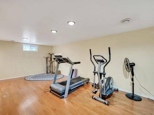 9223 168 Street, Edmonton, AB - Indoor Photo Showing Gym Room