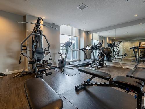 705 10238 103 Street, Edmonton, AB - Indoor Photo Showing Gym Room