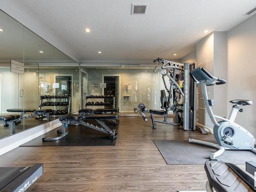 705 10238 103 Street, Edmonton, AB - Indoor Photo Showing Gym Room