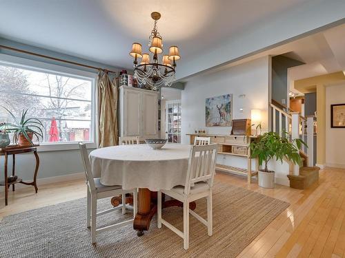 10841 128 Street, Edmonton, AB - Indoor Photo Showing Dining Room