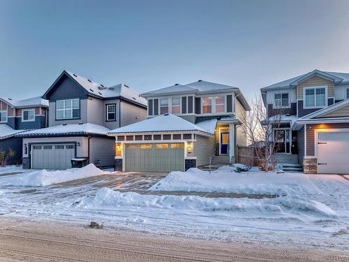 161 Harvest Ridge Drive, Spruce Grove, AB - Outdoor With Facade