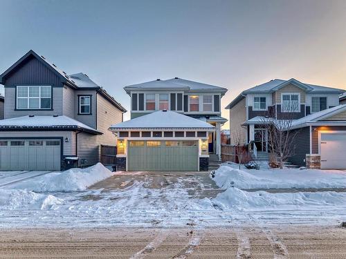 161 Harvest Ridge Drive, Spruce Grove, AB - Outdoor With Facade