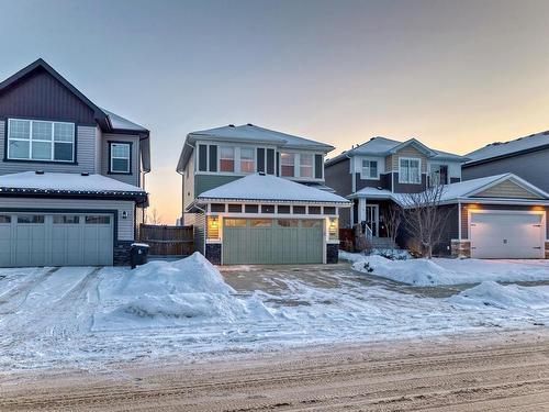 161 Harvest Ridge Drive, Spruce Grove, AB - Outdoor With Facade