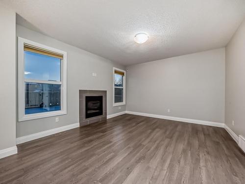 161 Harvest Ridge Drive, Spruce Grove, AB - Indoor With Fireplace