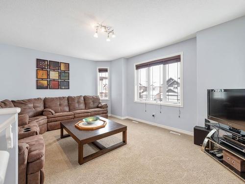 1409 37A Avenue, Edmonton, AB - Indoor Photo Showing Living Room