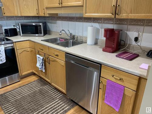 16219 93 Street, Edmonton, AB - Indoor Photo Showing Kitchen With Double Sink