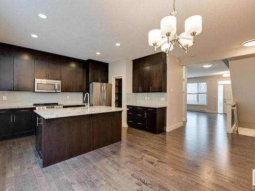 7506 May Common, Edmonton, AB - Indoor Photo Showing Kitchen With Upgraded Kitchen