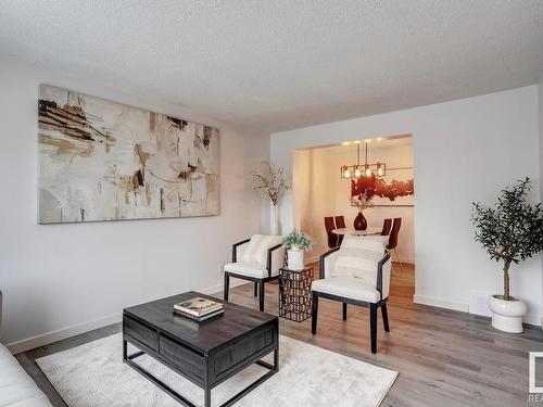 133 Primrose Gardens Gardens, Edmonton, AB - Indoor Photo Showing Living Room