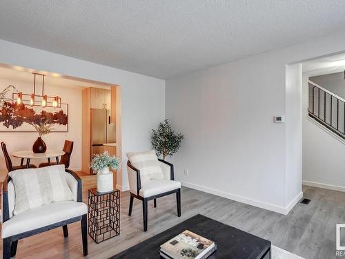 133 Primrose Gardens Gardens, Edmonton, AB - Indoor Photo Showing Living Room