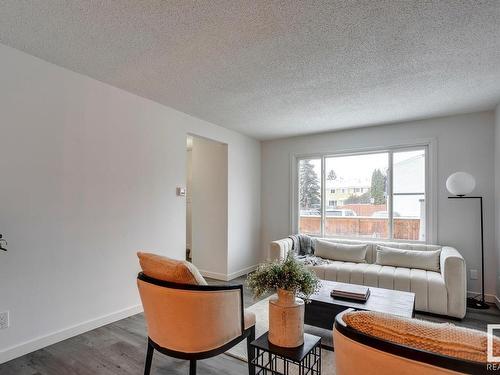 133 Primrose Gardens Gardens, Edmonton, AB - Indoor Photo Showing Living Room