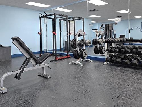 406 7909 71 Street, Edmonton, AB - Indoor Photo Showing Gym Room