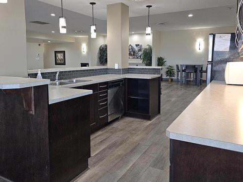 406 7909 71 Street, Edmonton, AB - Indoor Photo Showing Kitchen With Double Sink With Upgraded Kitchen