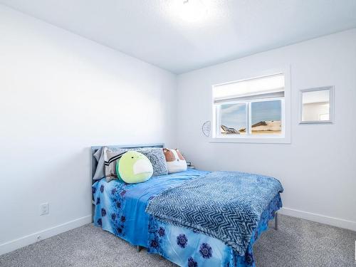 9201 Cooper Crescent, Edmonton, AB - Indoor Photo Showing Bedroom