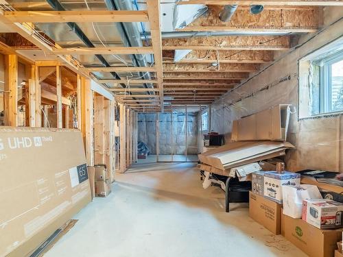 9201 Cooper Crescent, Edmonton, AB - Indoor Photo Showing Basement