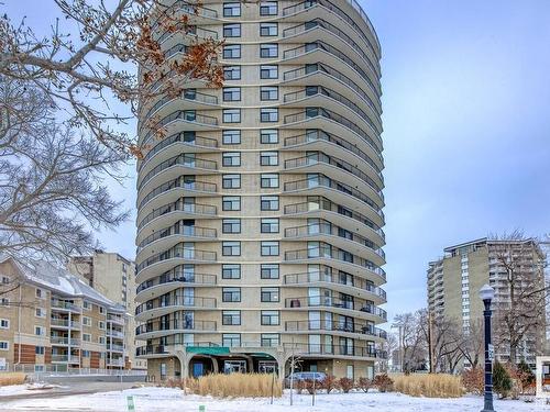 1701, 11710 100 Avenue, Edmonton, AB - Outdoor With Balcony With Facade